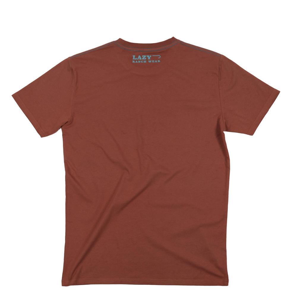 Lazy J Ranch Adobe Demand Short Sleeve T-Shirt - Rust-Lazy J Ranch Wear