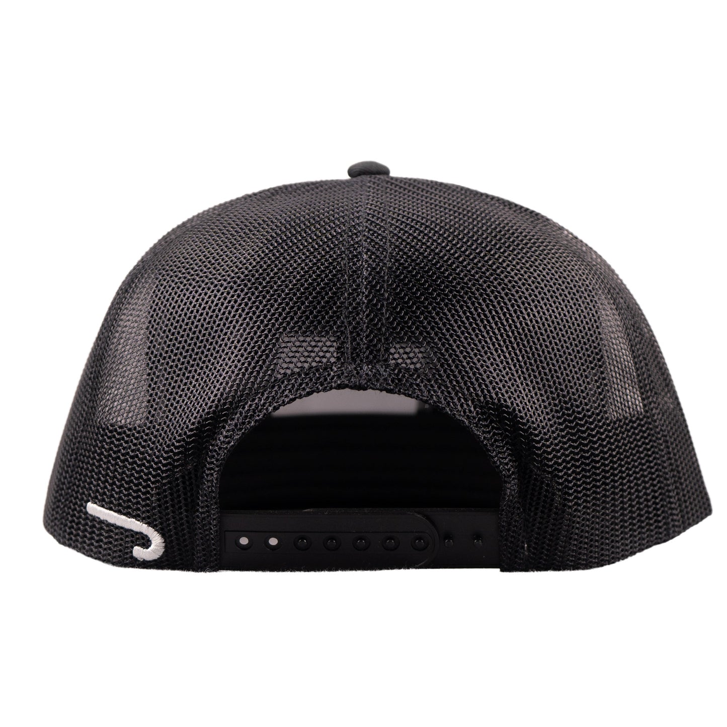 Lazy J Ranch Black Van Horn Classic Rope Trucker Hat-Lazy J Ranch Wear