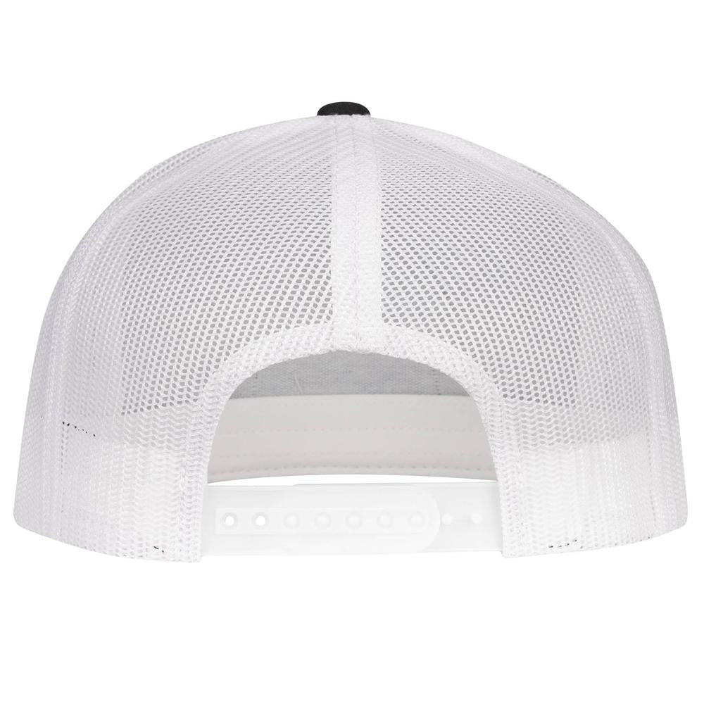 Lazy J Ranch Black & White Black Arrowhead Classic Five Panel Trucker Hat-Lazy J Ranch Wear