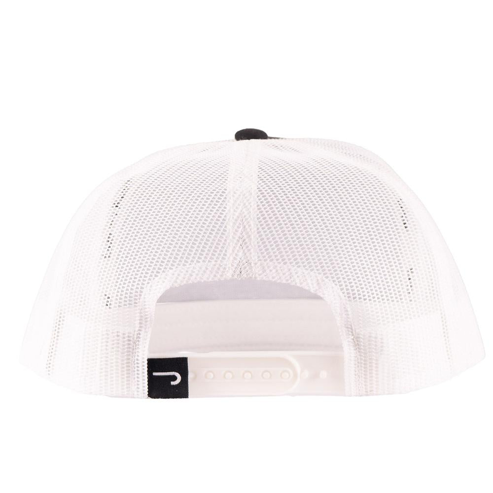 Lazy J Ranch Black & White Performance Breed Classic Five Panel Trucker Hat-Lazy J Ranch Wear