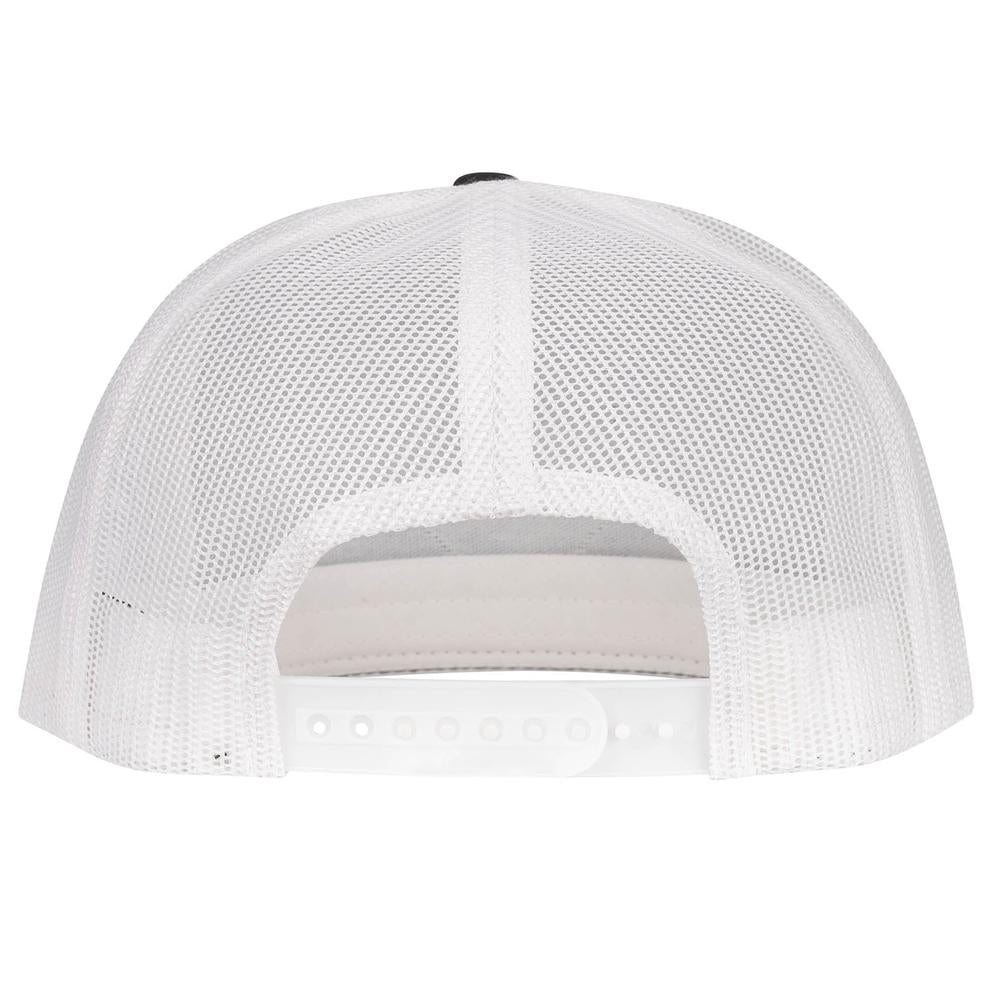 Lazy J Ranch Black & White Red Diamond Hereford Classic Five Panel Trucker Hat-Lazy J Ranch Wear