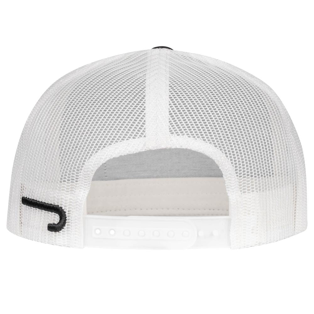 Lazy J Ranch Black & White Serape Elevation Classic Five Panel Trucker Hat-Lazy J Ranch Wear