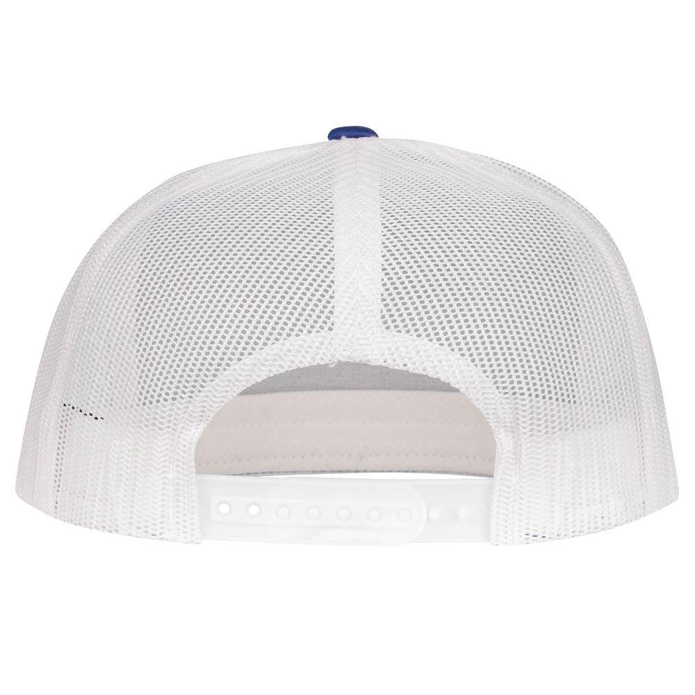 Lazy J Ranch Blue & White Texas Elevation Classic Five Panel Trucker Hat-Lazy J Ranch Wear