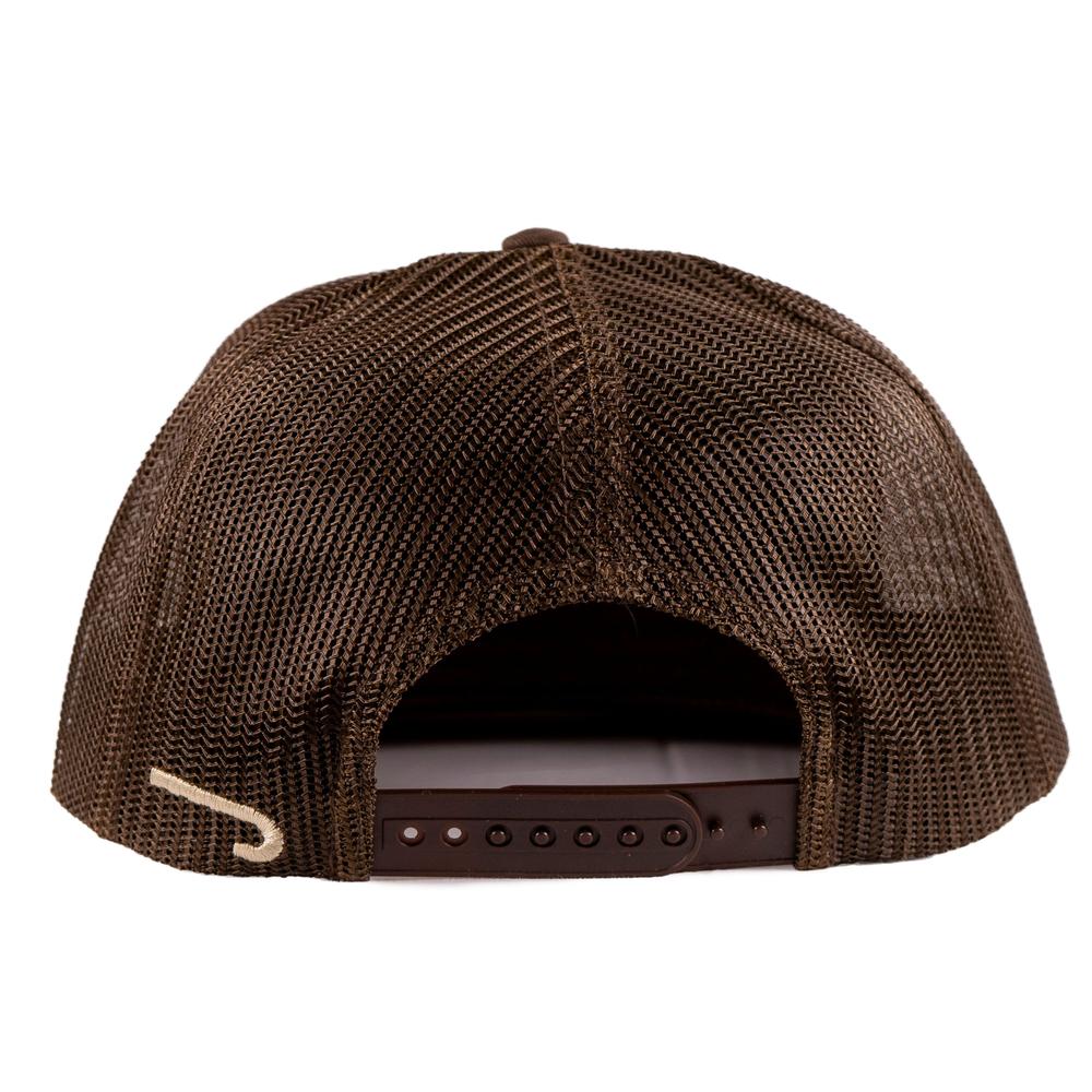 Lazy J Ranch Brown El Rancho Classic Rope Trucker Hat-Lazy J Ranch Wear