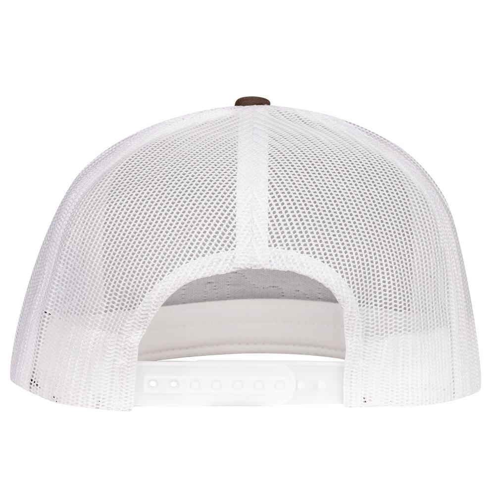 Lazy J Ranch Brown & White Serape Bull Classic Five Panel Trucker Hat-Lazy J Ranch Wear