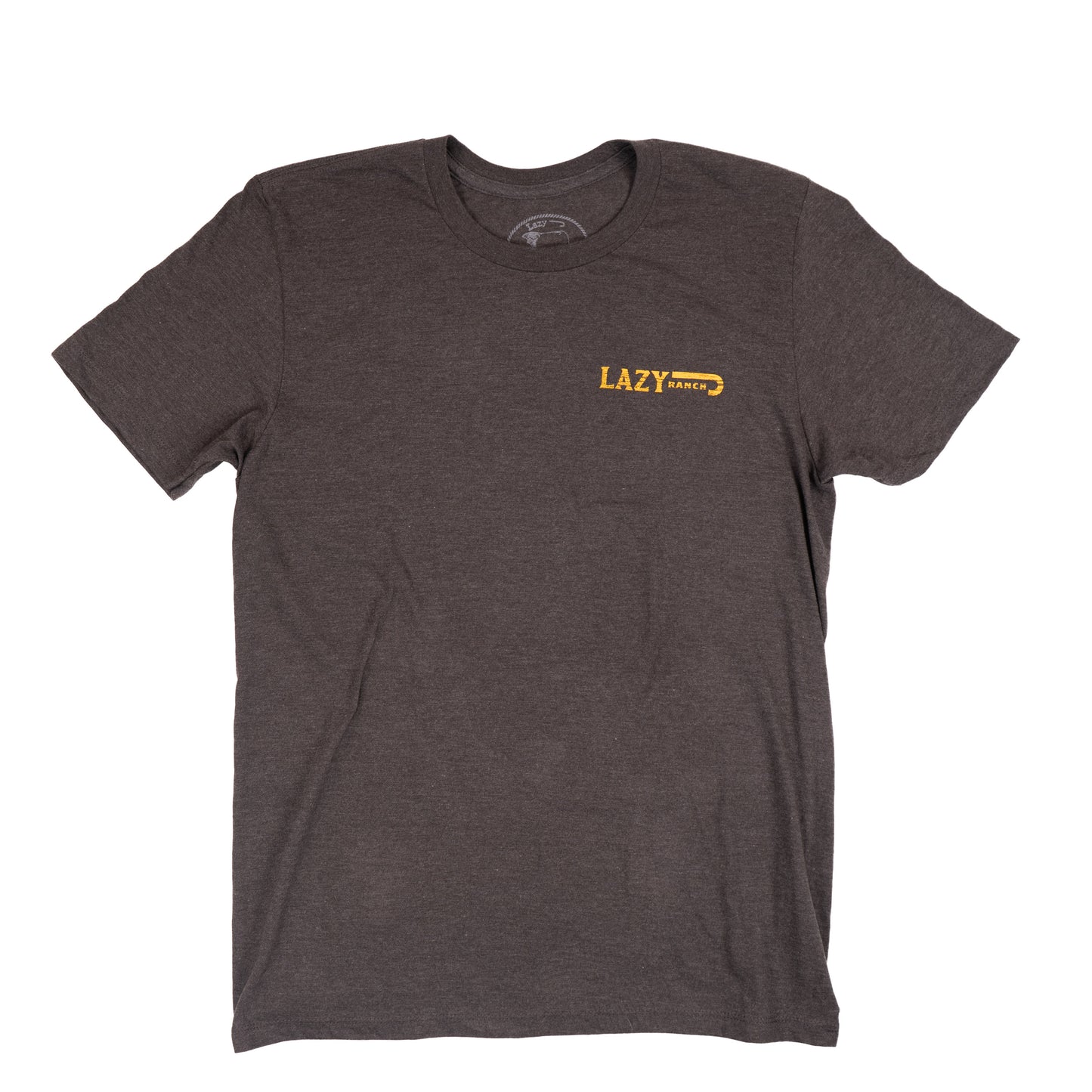 Lazy J Ranch Bull Wagon Short Sleeve T-Shirt - Charcoal-Lazy J Ranch Wear