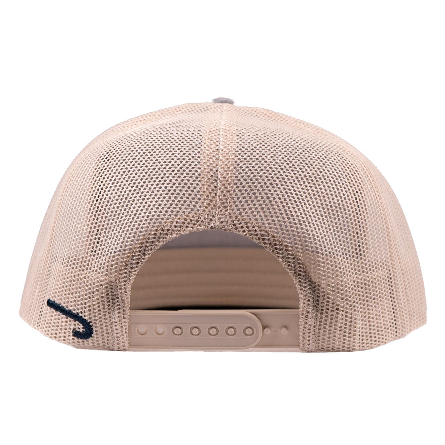 Lazy J Ranch Chambray & Tan Aztec Tribal Classic Rope Trucker Hat-Lazy J Ranch Wear