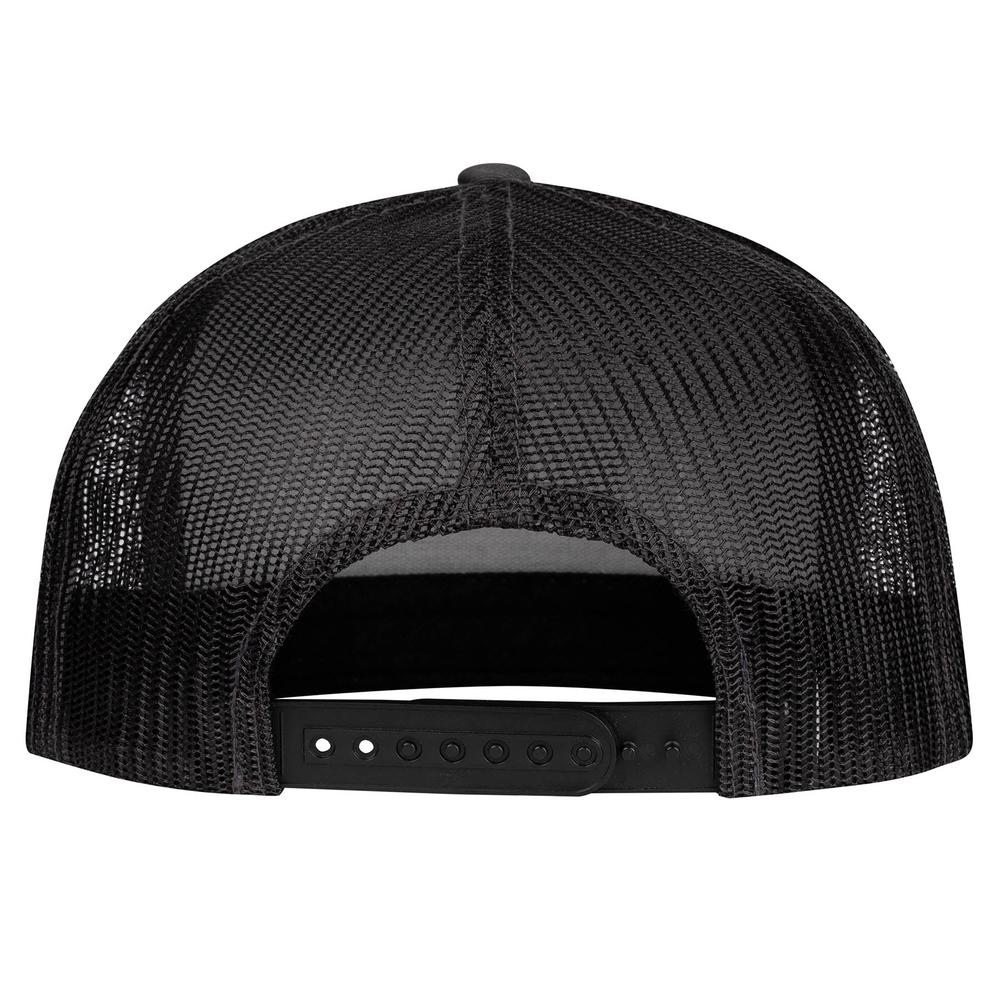 Lazy J Ranch Charcoal Grey Willow Cattle Headquarters Classic Five Panel Trucker Hat-Lazy J Ranch Wear