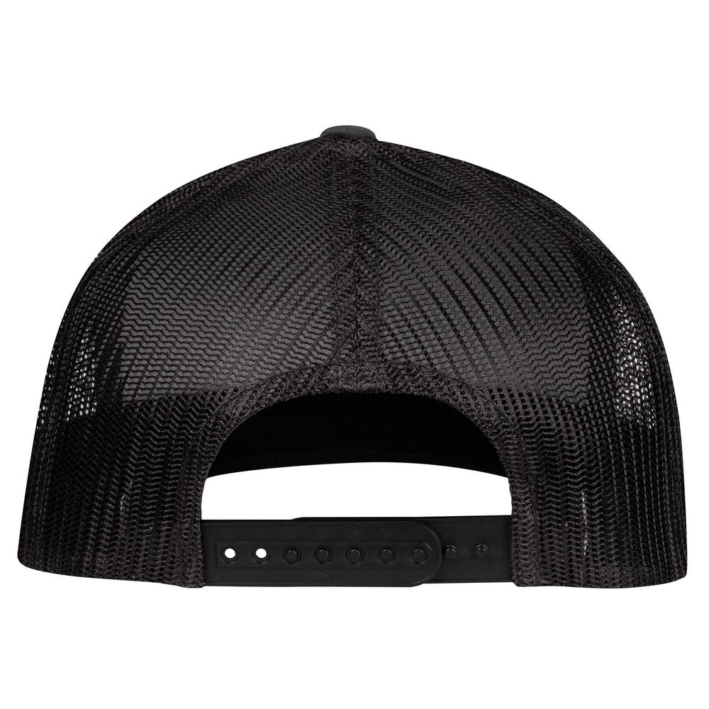 Lazy J Ranch Charcoal Grey Willow Cattle Headquarters Mid Profile Trucker Hat-Lazy J Ranch Wear