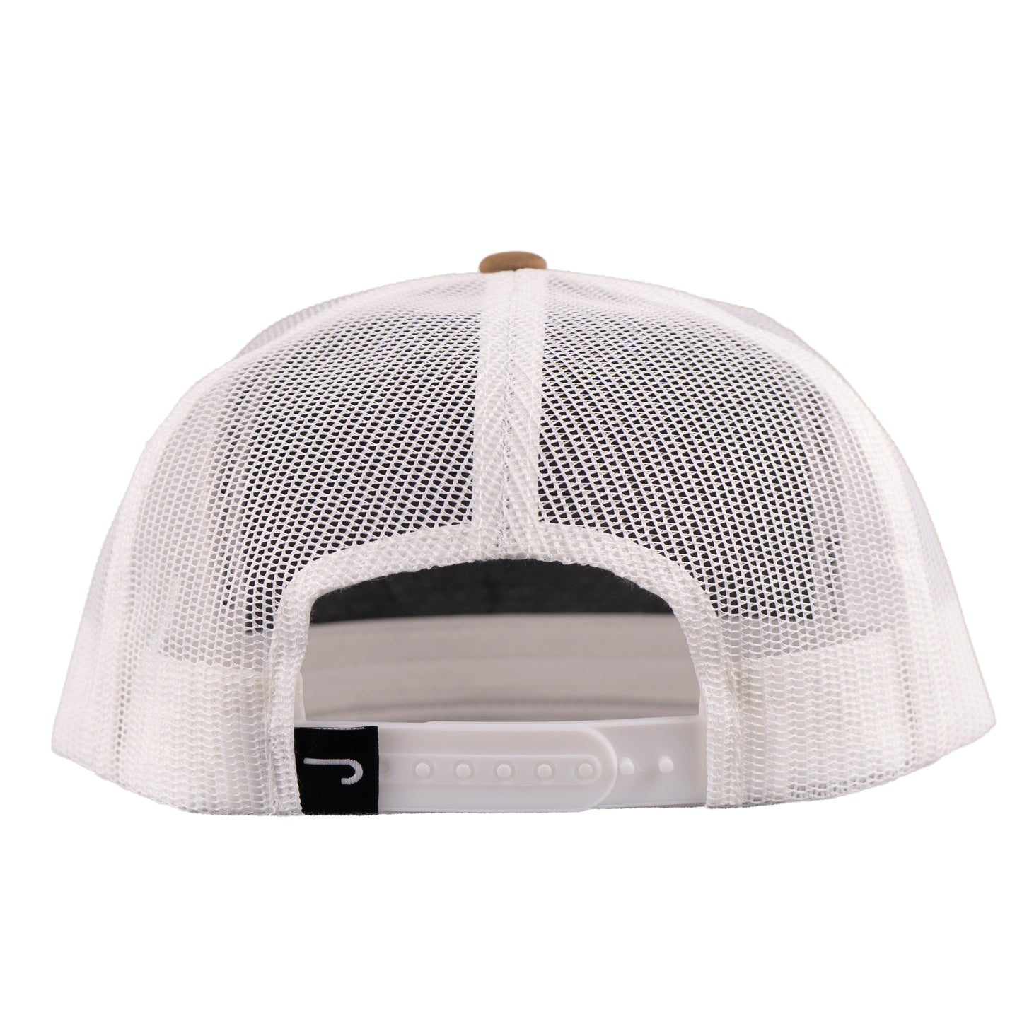 Lazy J Ranch Coyote Brown & White Original Buckle Classic Rope Trucker Hat-Lazy J Ranch Wear