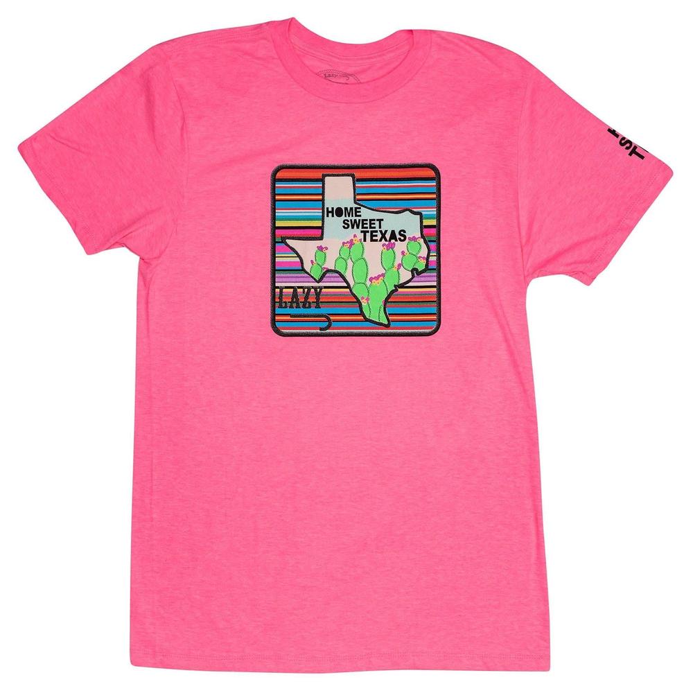 Lazy J Ranch Home Sweet Texas Short Sleeve T-Shirt - Pink – Lazy J