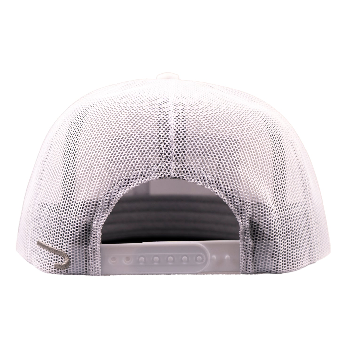Lazy J Ranch Ice Blue & White Quilted Aztec Jughead Classic Five Panel Trucker Hat-Lazy J Ranch Wear