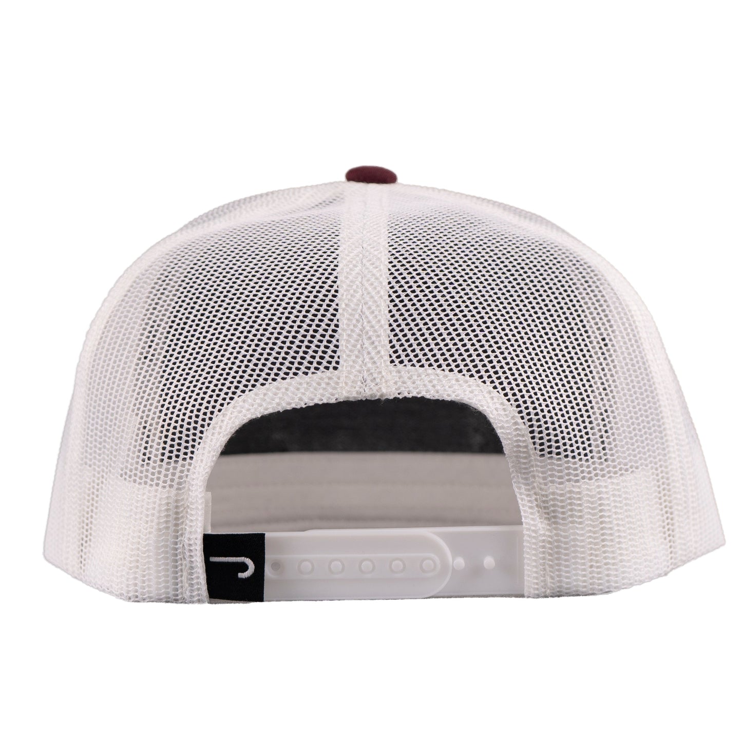 Lazy J Ranch Maroon & White Prickly Pear Classic Rope Trucker Hat-Lazy J Ranch Wear