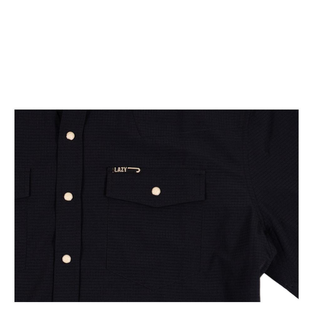 black pearl snap dress shirt VF CORPORATION Wrangler Long Sleeve Woven Shirt, Men's - Black