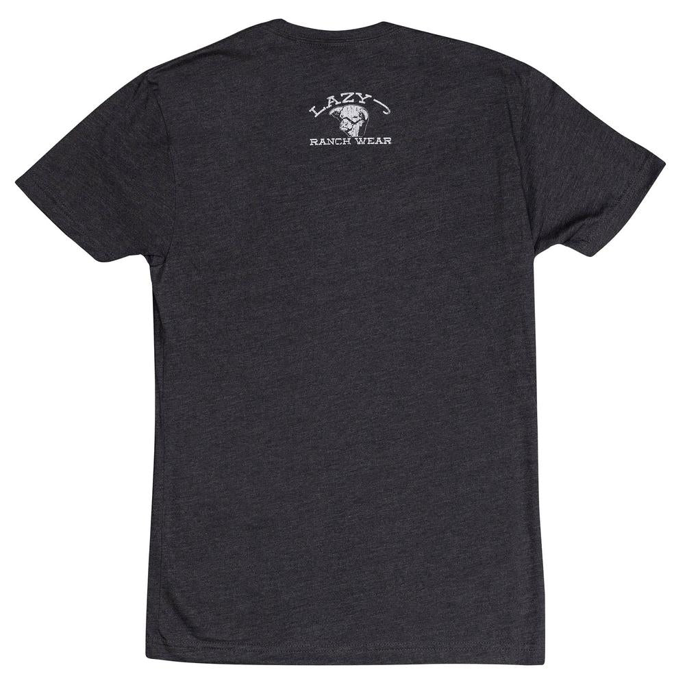 Lazy J Ranch Mexico Elevation Short Sleeve T-Shirt - Charcoal Grey-Lazy J Ranch Wear