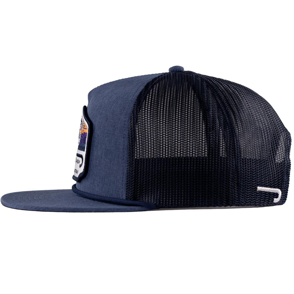 Lazy J Ranch Navy Bull Wagon Classic Rope Trucker Hat – Lazy