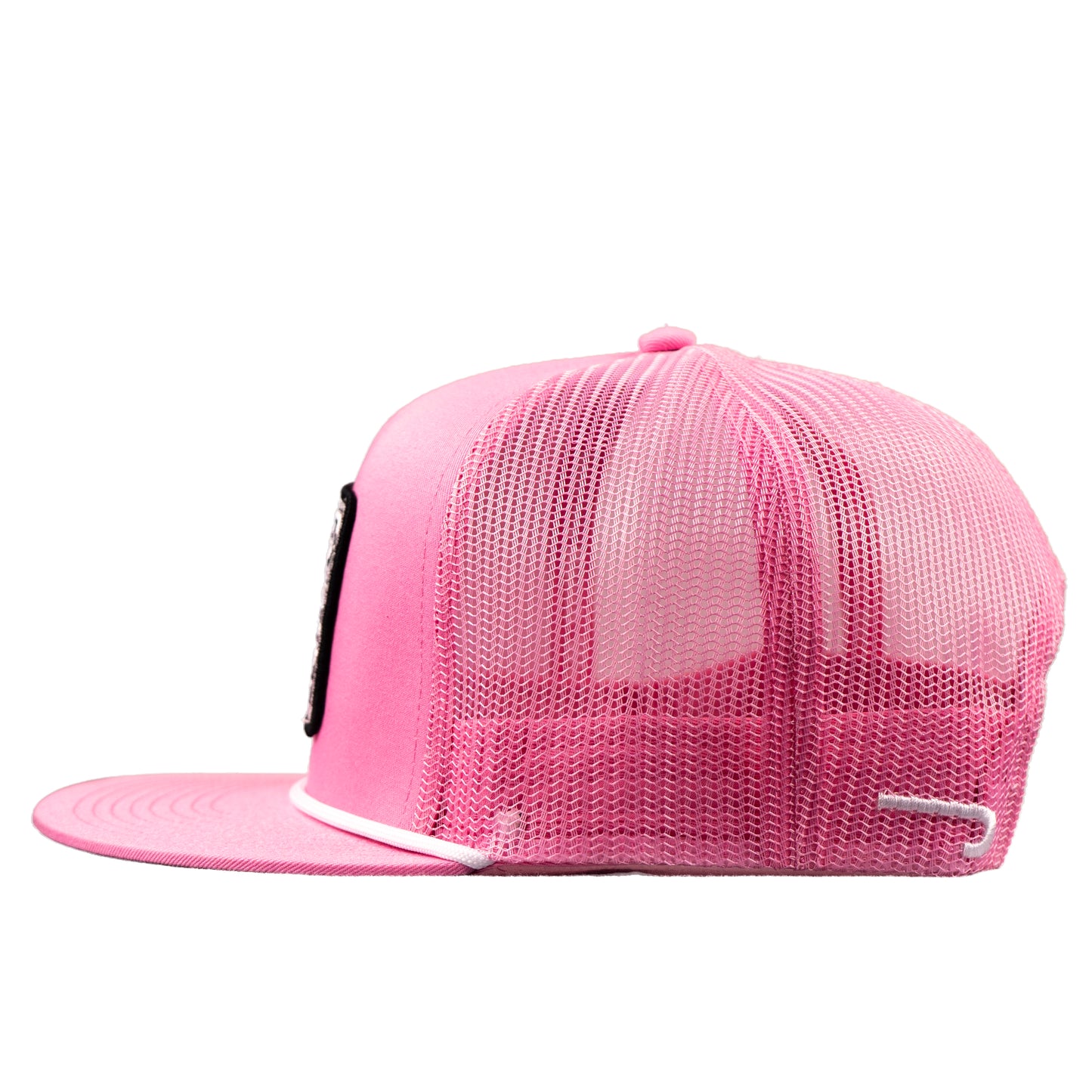 Lazy J Ranch Pink Cowpoke Classic Rope Trucker Hat-Lazy J Ranch Wear
