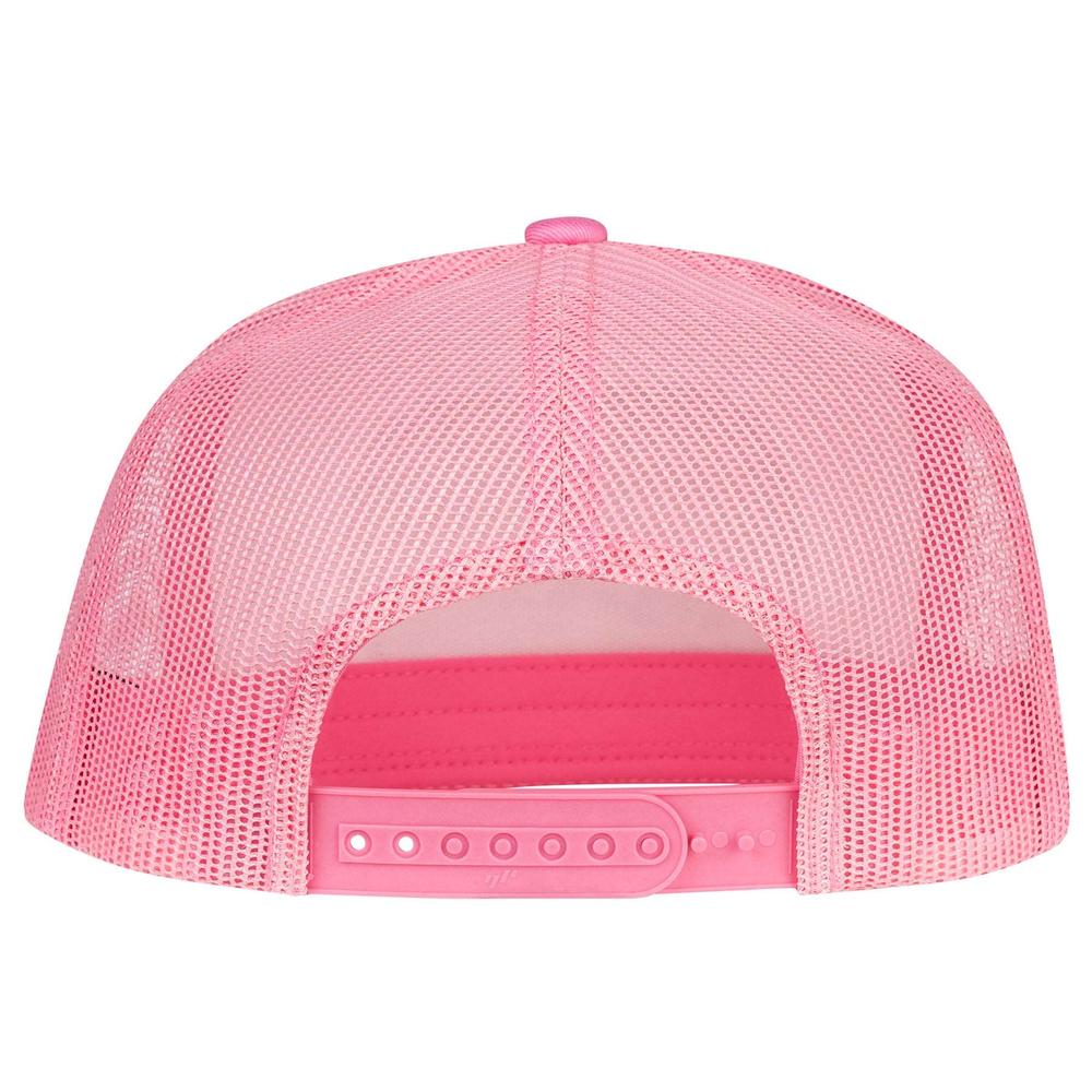 Lazy J Ranch Pink & White Desert Show Time Classic Five Panel Trucker Hat-Lazy J Ranch Wear