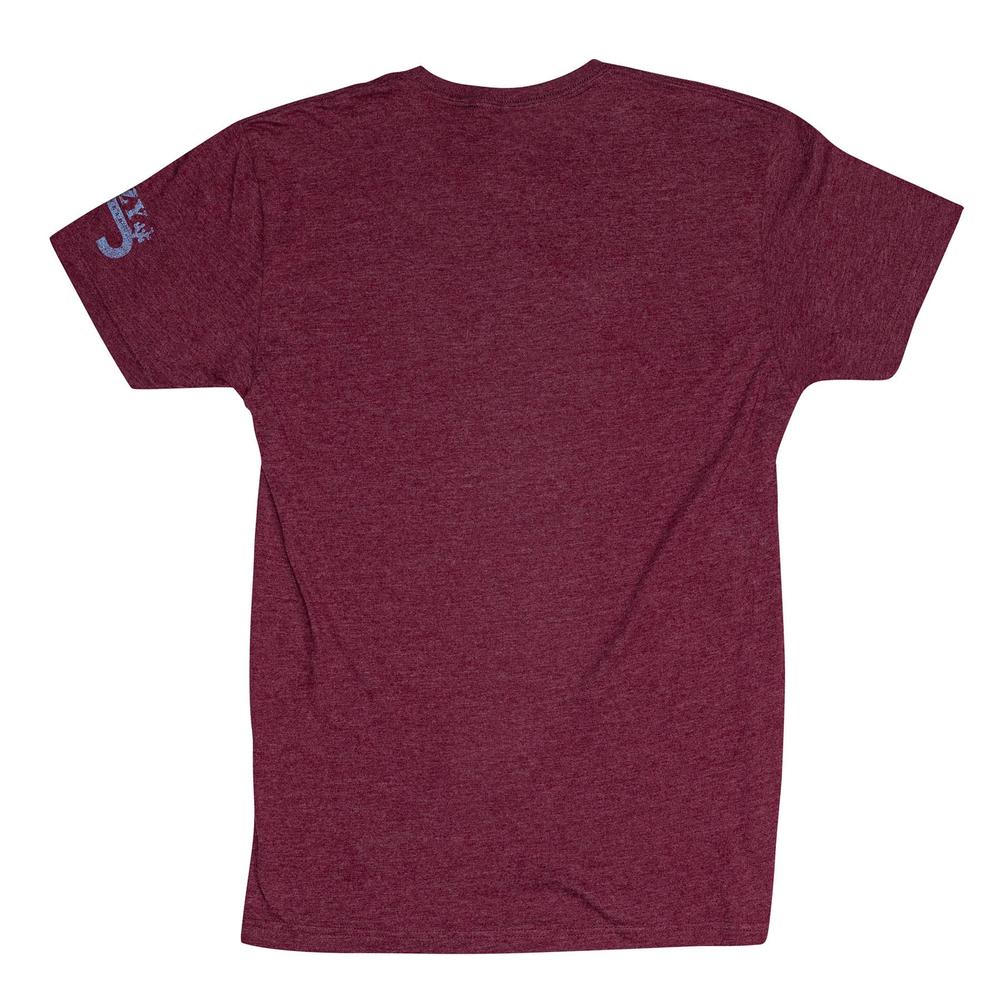 Lazy J Ranch Prickly Pear T-Shirt - Maroon-Lazy J Ranch Wear
