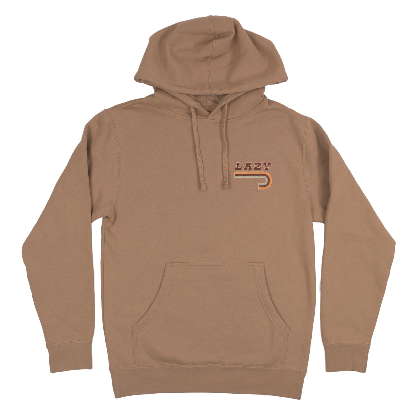 Lazy J Ranch Redford Long Sleeve Hoodie - Tan-Lazy J Ranch Wear