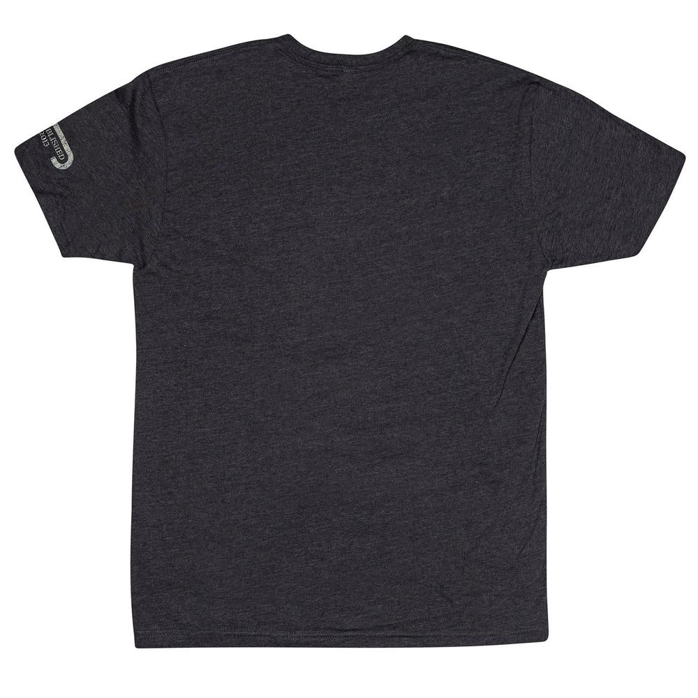 Lazy J Ranch Retro Ranchwear Short Sleeve T-Shirt - Grey-Lazy J Ranch Wear