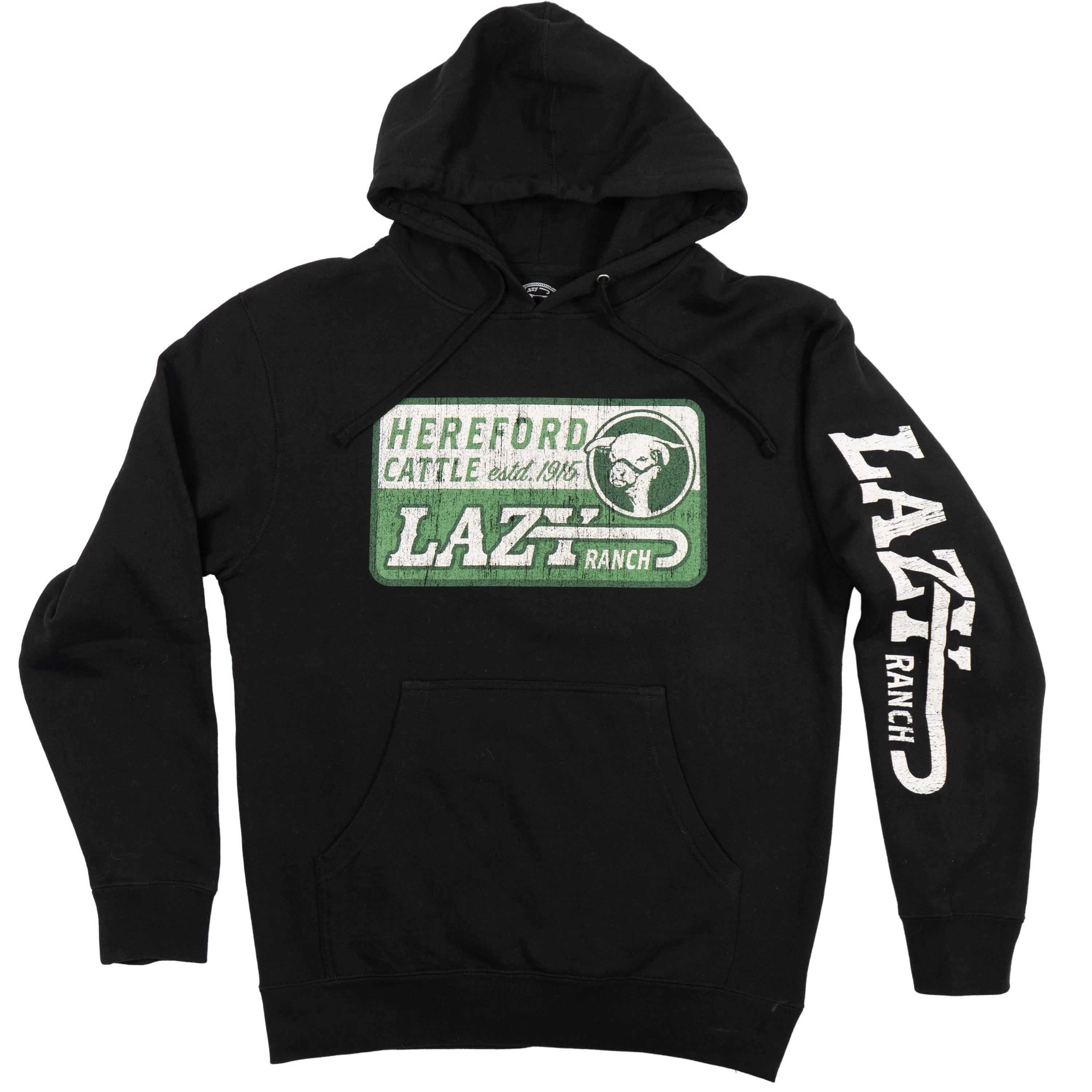 Lazy J Ranch Shafter Long Sleeve Hoodie - Black – Lazy J Ranch Wear