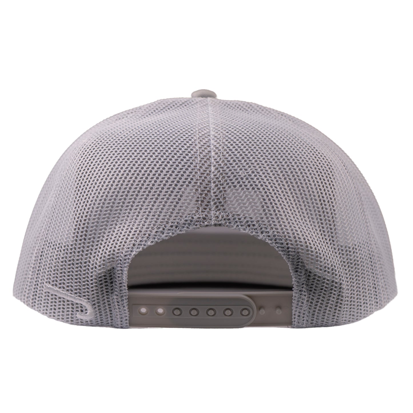 Lazy J Ranch Silver Grey & White El Rancho Classic Rope Trucker Hat-Lazy J Ranch Wear