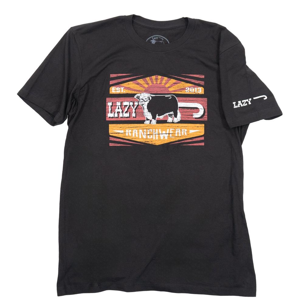 Lazy J Ranch Smokeless Short Sleeve T-Shirt - Black-Lazy J Ranch Wear