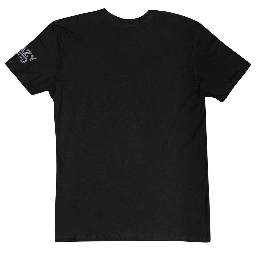 Lazy J Ranch Sunset Retro Short Sleeve T-Shirt - Black-Lazy J Ranch Wear