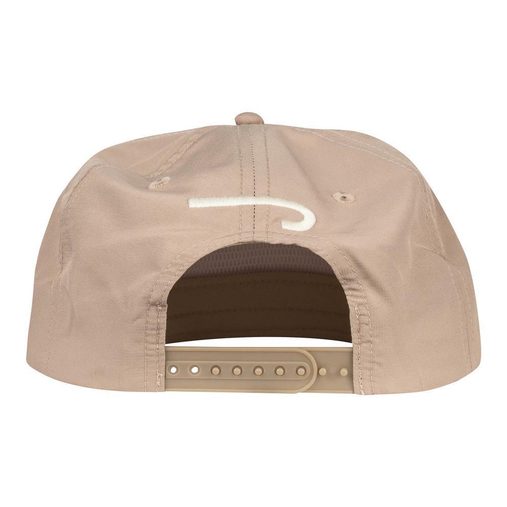 Lazy J Ranch Tan Red Premium Ranch Rope Trucker Hat-Lazy J Ranch Wear