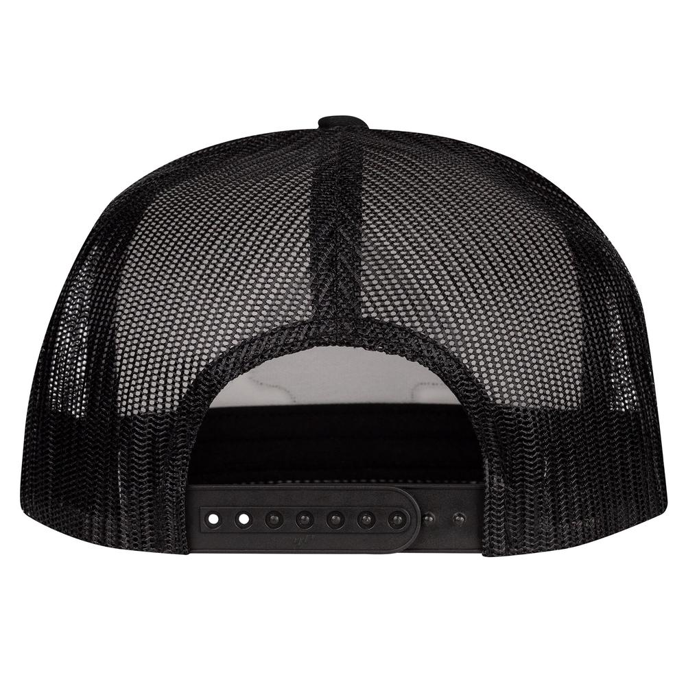 Lazy J Ranch White & Black Cactus Sunrise Classic Five Panel Trucker Hat-Lazy J Ranch Wear