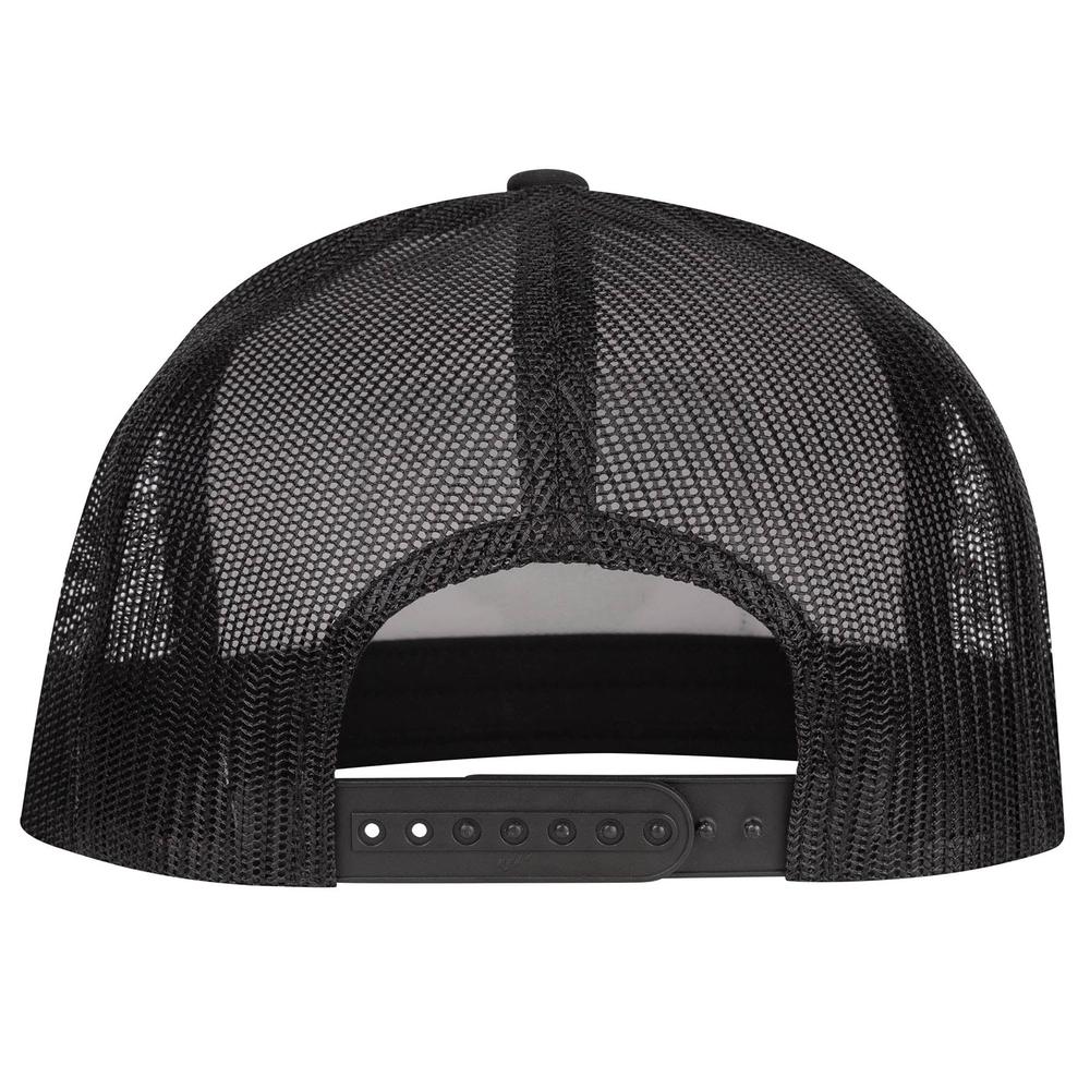 Lazy J Ranch White & Black Willow Cattle Headquarters Classic Five Panel Trucker Hat-Lazy J Ranch Wear
