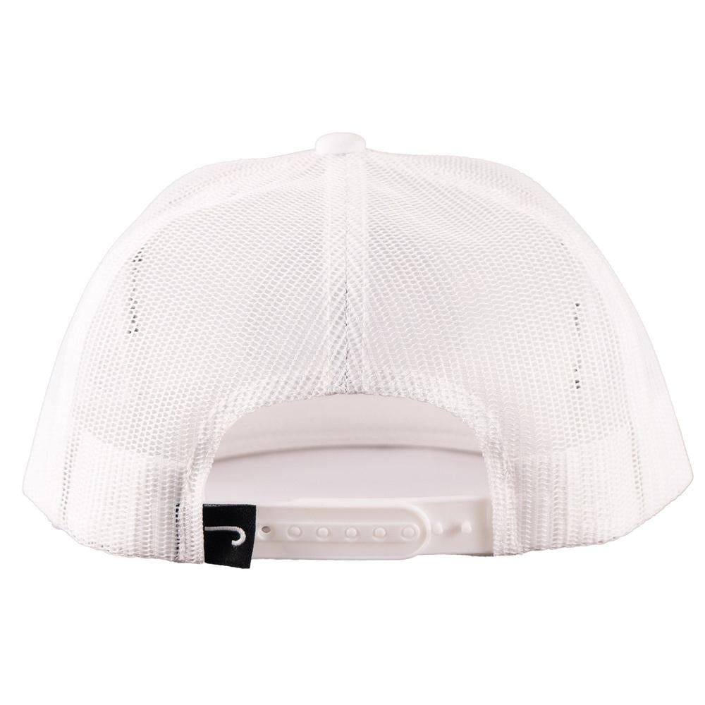 Lazy J Ranch White Olive Arrowhead Classic Five Panel Trucker Hat-Lazy J Ranch Wear
