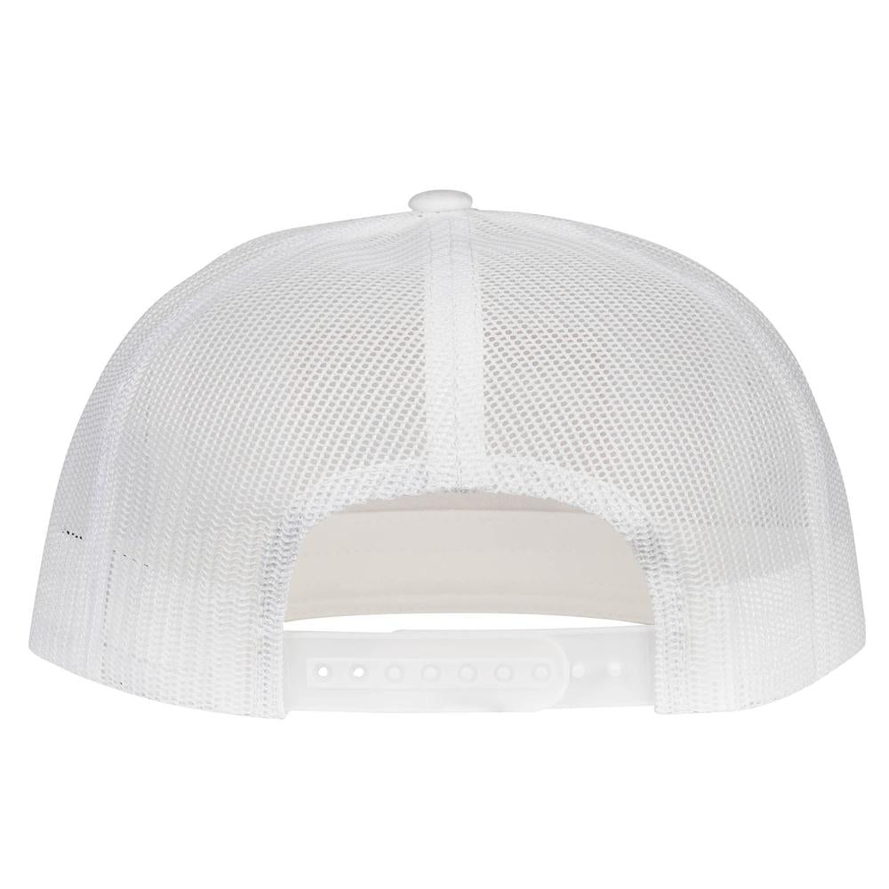 Lazy J Ranch White Retro Hereford Classic Five Panel Trucker Hat-Lazy J Ranch Wear