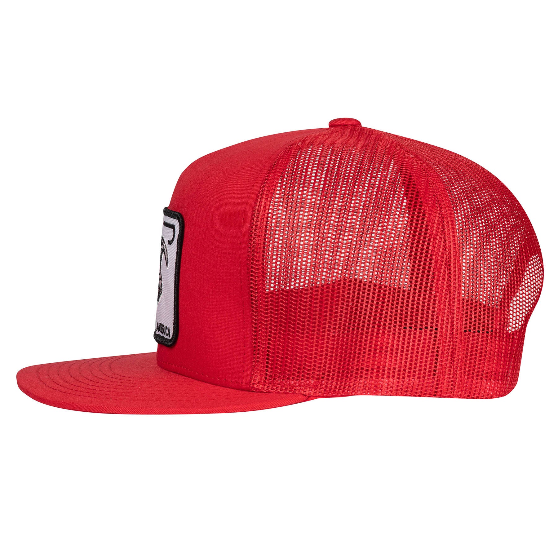 Red mesh trucker hat online