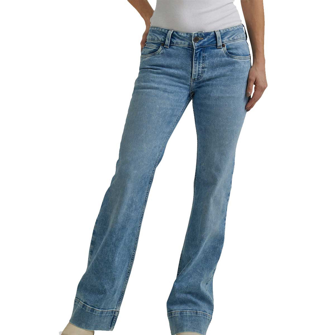 Wrangler Women's Retro Mae Wide Leg Trouser Jeans - Kacey
