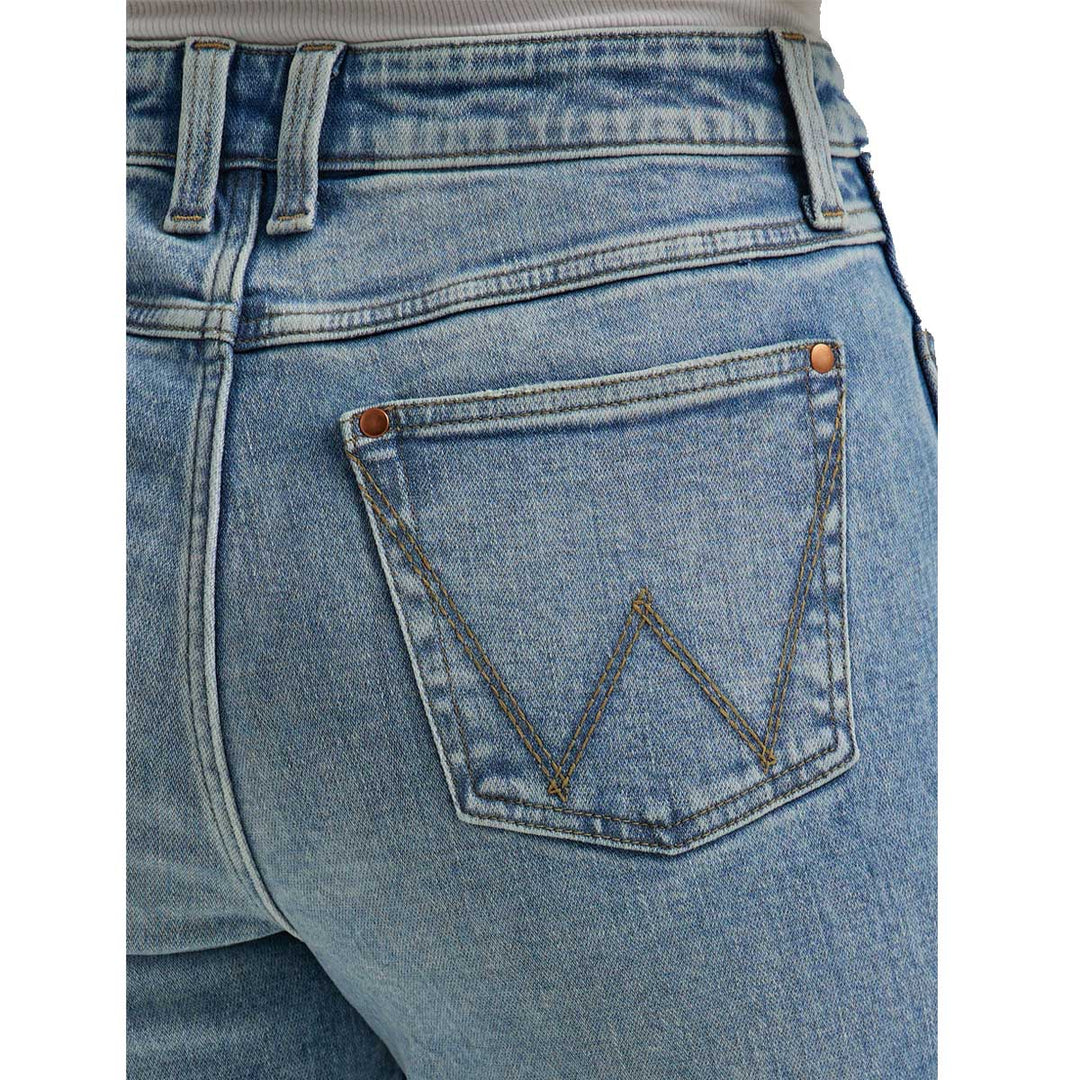 Wrangler Women's Retro Bailey High Rise Trouser Jeans - Faeleen