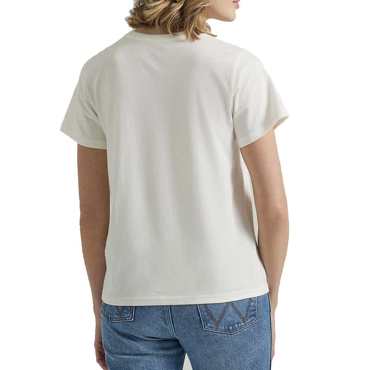 Wrangler Women's Western Graphic Regular Fit T-Shirt - Marshmallow