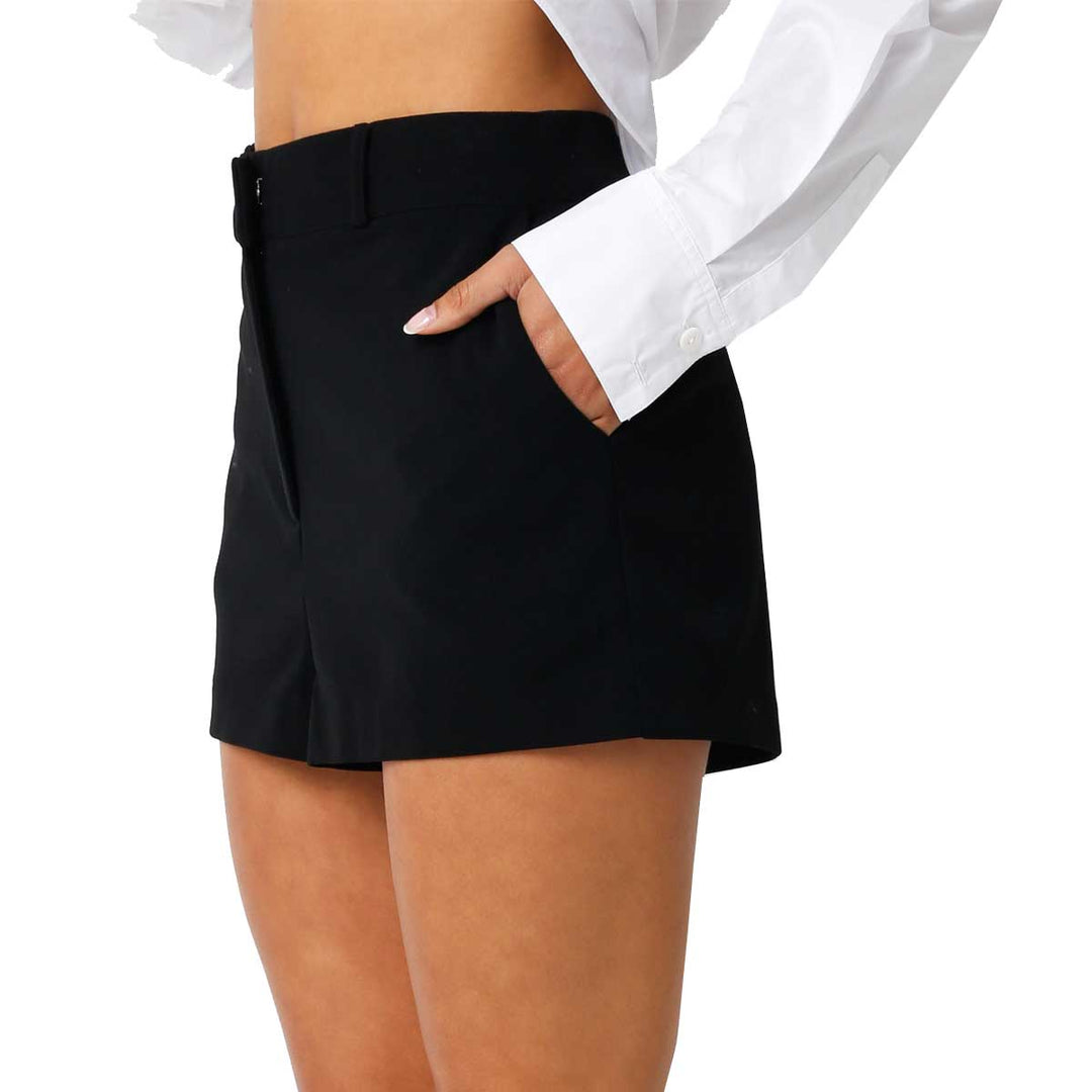 Olivaceous Women's Lily Tailored Shorts - Black