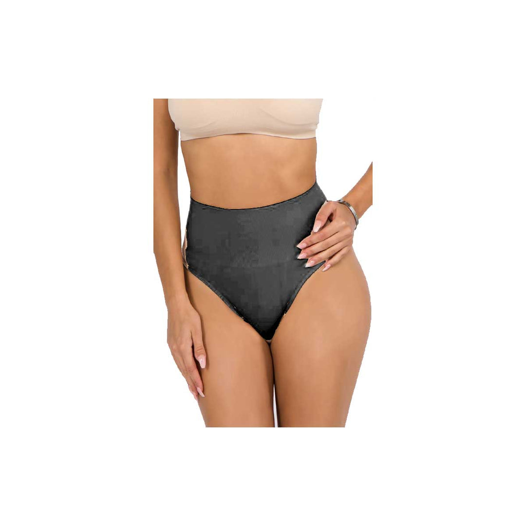 Anemone Women's High Waist Tummy Control Thong Underwear - Black – Lazy J  Ranch Wear Stores