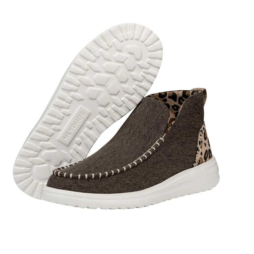 Hey Dude Women's Denny Crafted Sneakers - Leopard