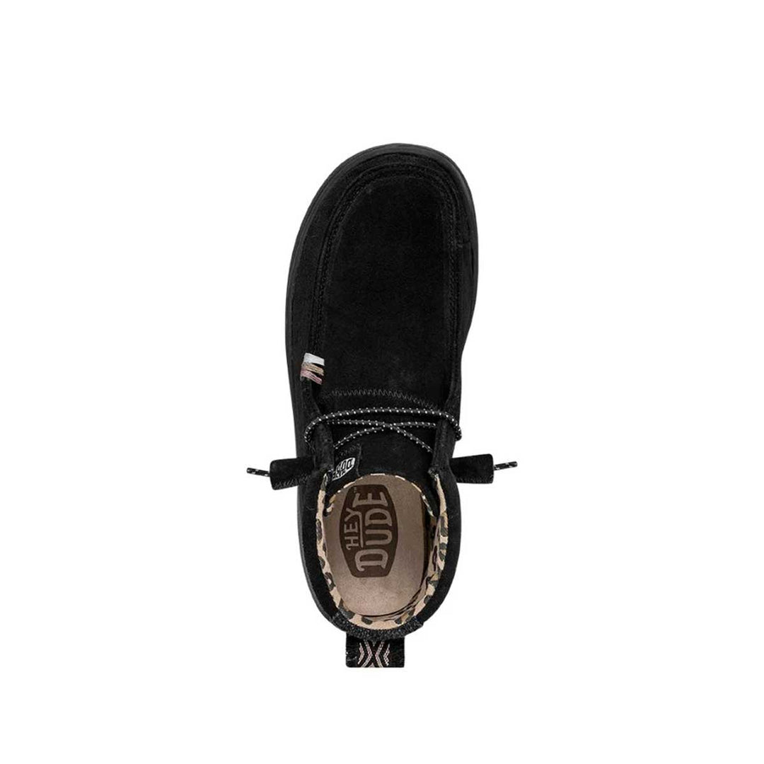Black Denny Suede Women's Shoes by Hey Dude
