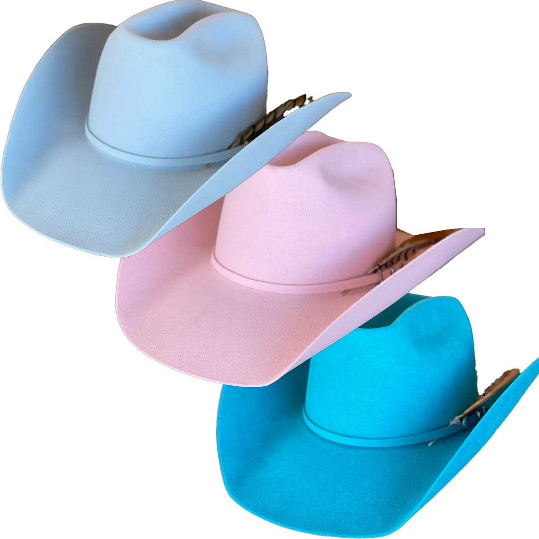 Rodeo King Women's 7X 4 1/2" Brim Felt Cowboy Hat