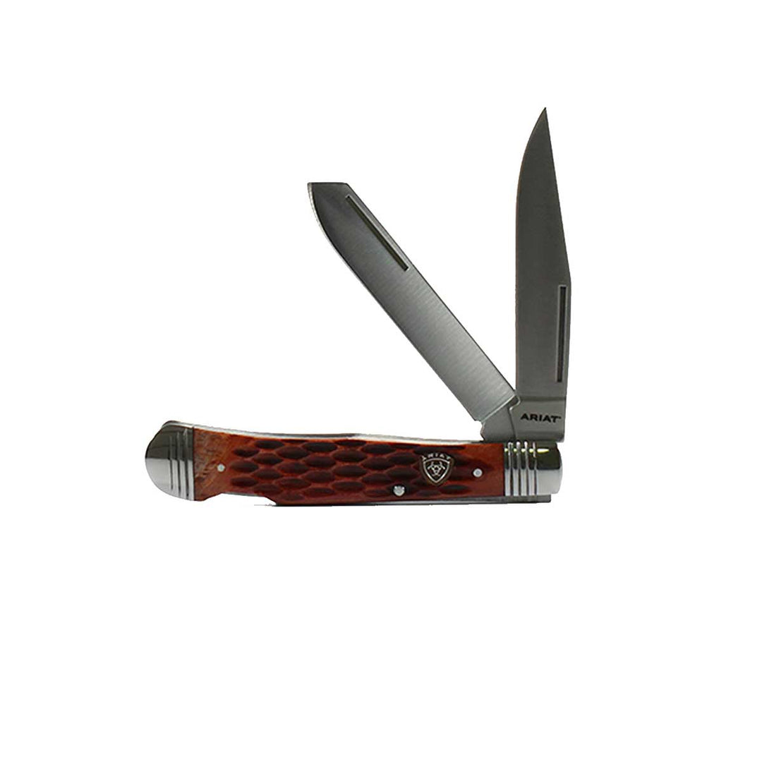 Ariat Trapper Double Blade Folding Knife