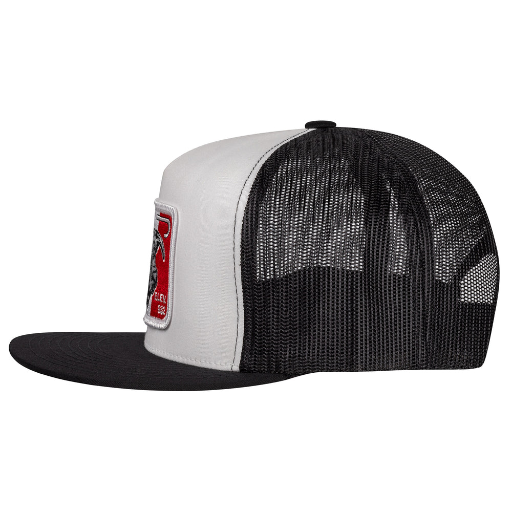 
                  
                    Lazy J Ranch White & Black Mexico Elevation Classic Five Panel Trucker Hat-ALTBLK4MELEV
                  
                