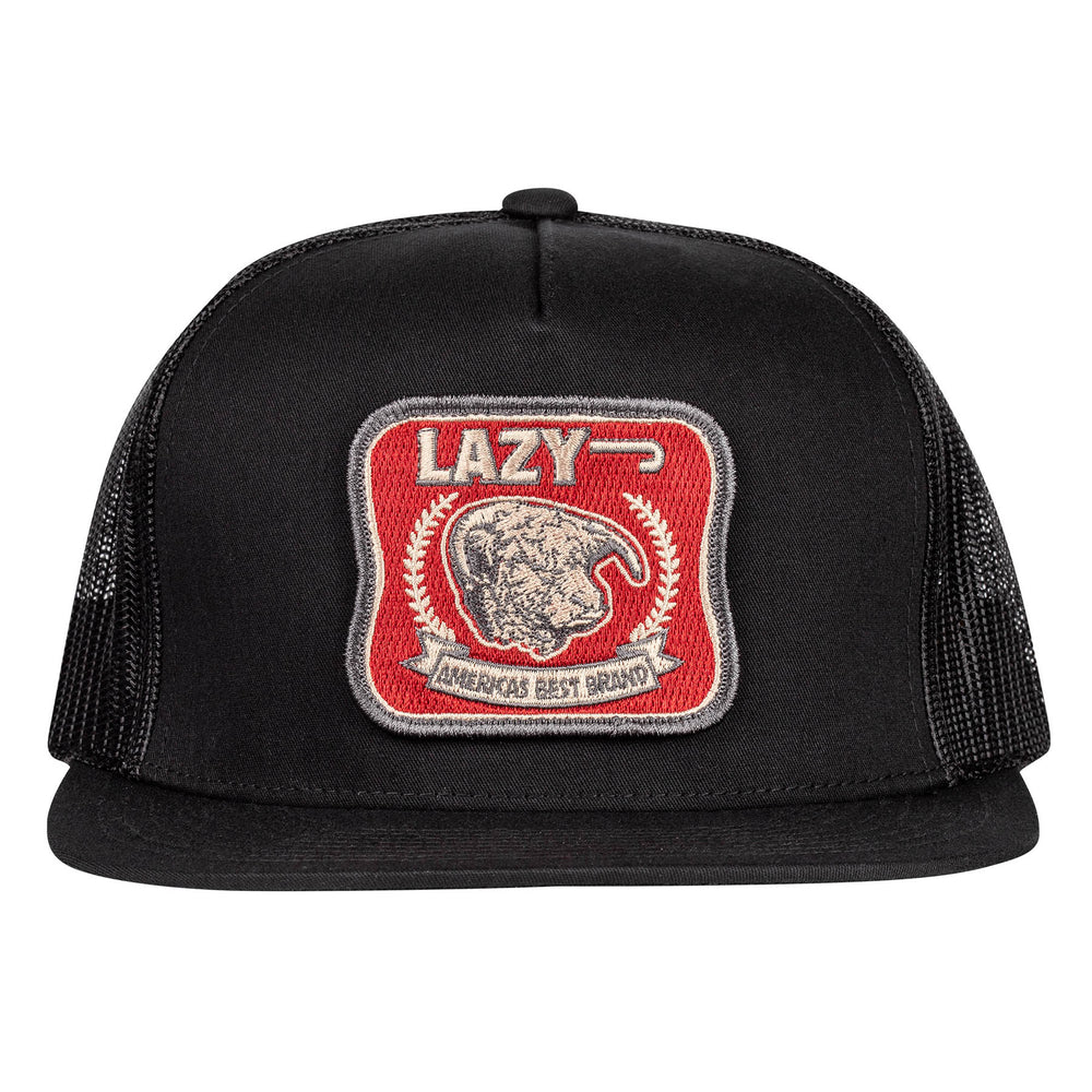 
                      
                        Lazy J Ranch Black America's Best Classic Five Panel Trucker Hat
                      
                    