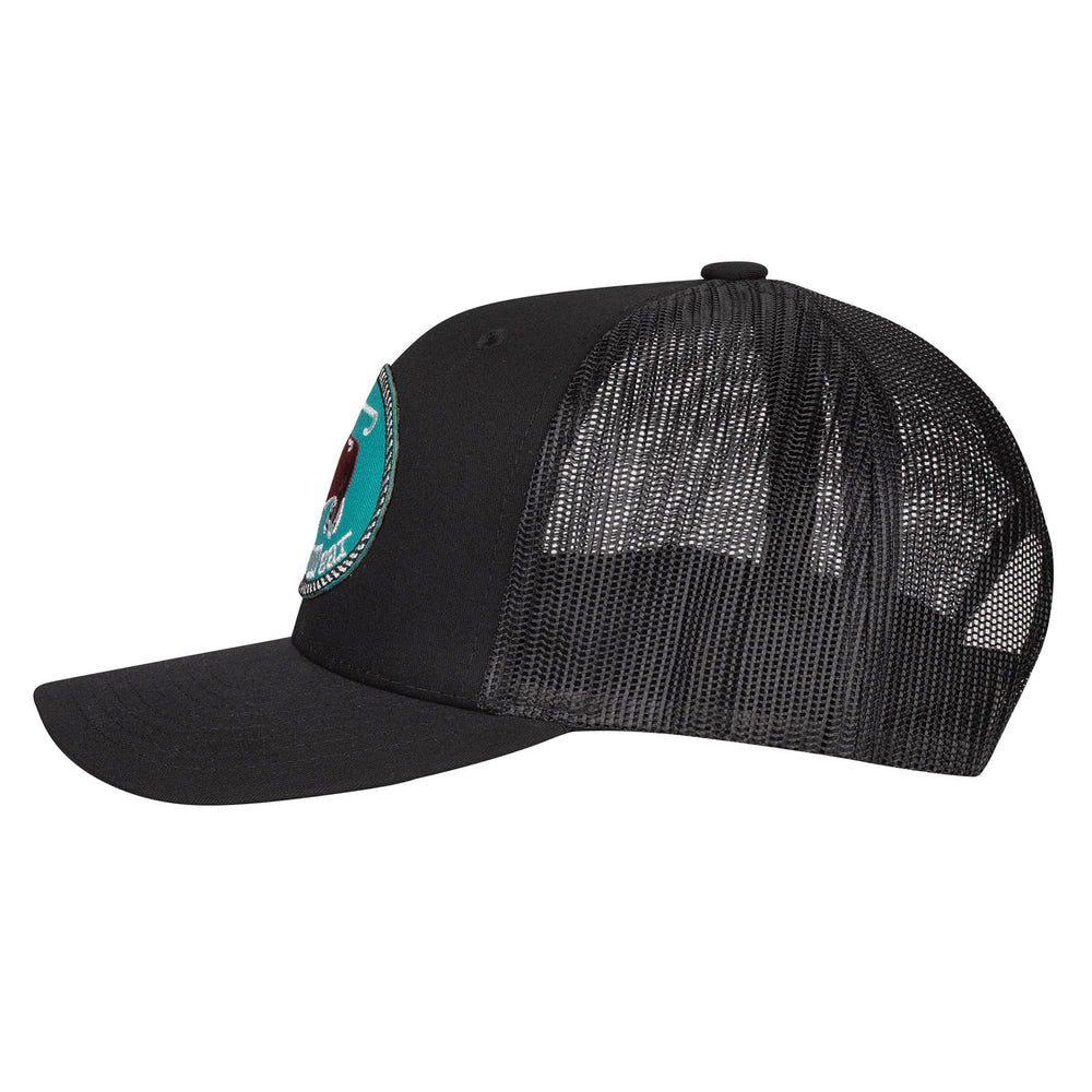 
                  
                    Lazy J Ranch Black Original Buckle Mid Profile Trucker Hat-BLKBLK3J
                  
                