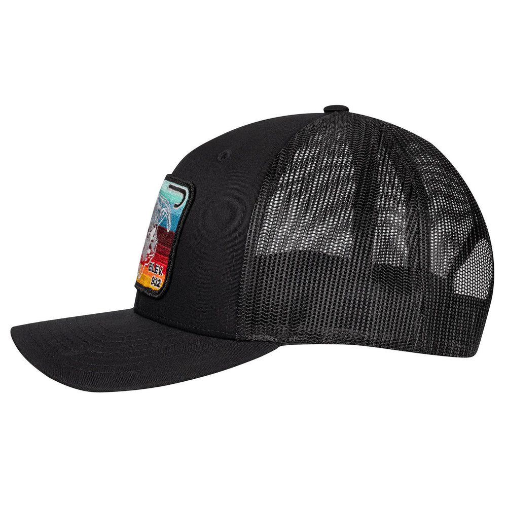 
                      
                        Lazy J Ranch Black Serape Elevation Mid Profile Trucker Hat
                      
                    