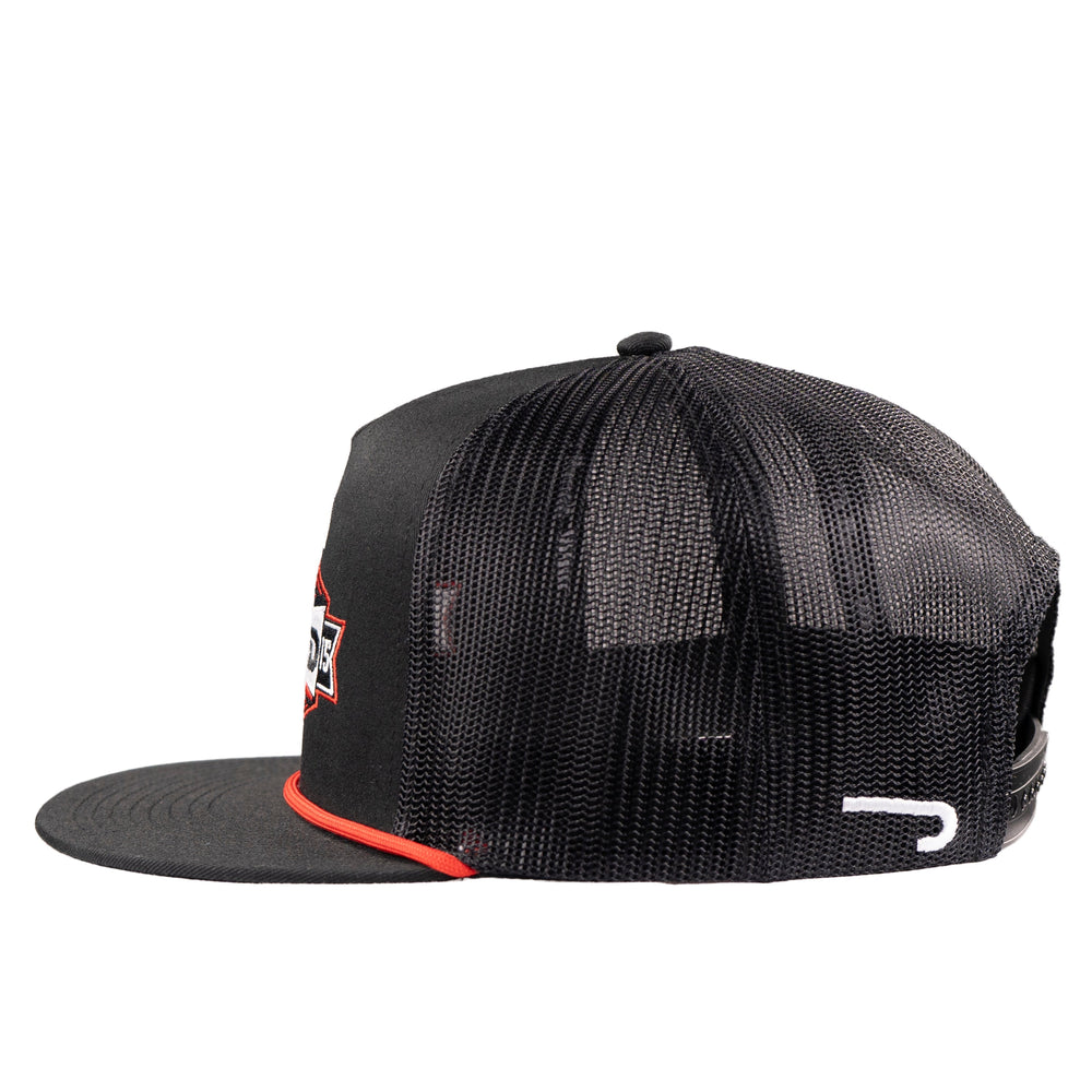 
                  
                    Lazy J Ranch Black Domino Classic Rope Trucker Hat-Lazy J Ranch Wear
                  
                