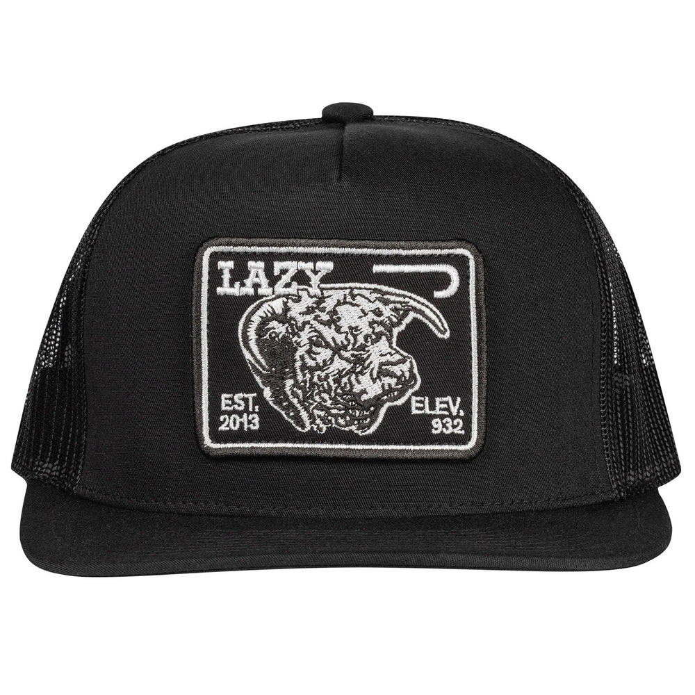 
                      
                        Lazy J Ranch Black Elevation Classic Five Panel Trucker Hat
                      
                    